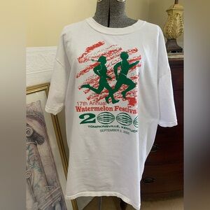 Vintage 2000 Watermelon Festival T-Shirt Unisex Size 2X, Kentucky.